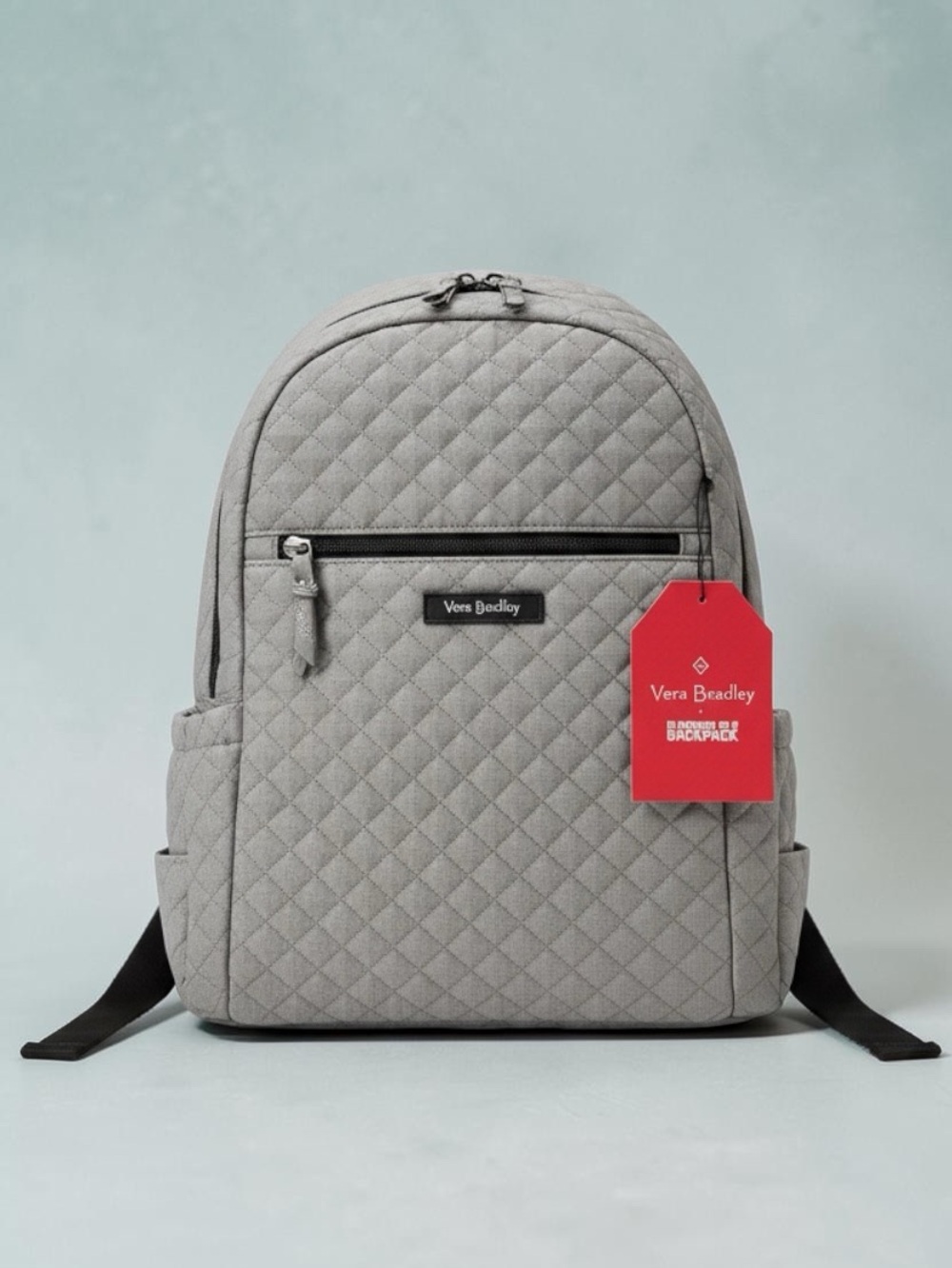 Vera Bradley Backpack, Denim Gray
